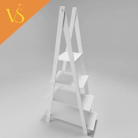 Escadinha MDF 4 Andares para Decora&ccedil;&atilde;o