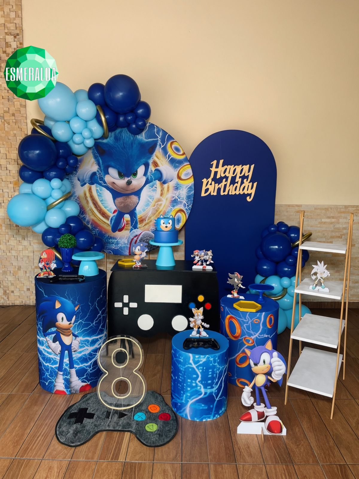 Decora&ccedil;&atilde;o Pegue e Monte Sonic