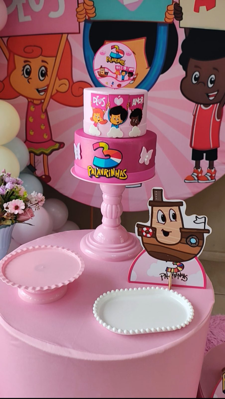 Decoração 3 Palavrinhas | Menina - foto 2