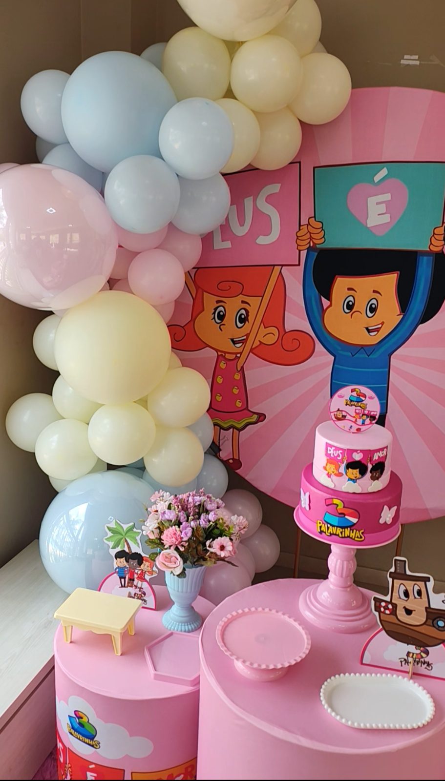 Decoração 3 Palavrinhas | Menina - foto 3