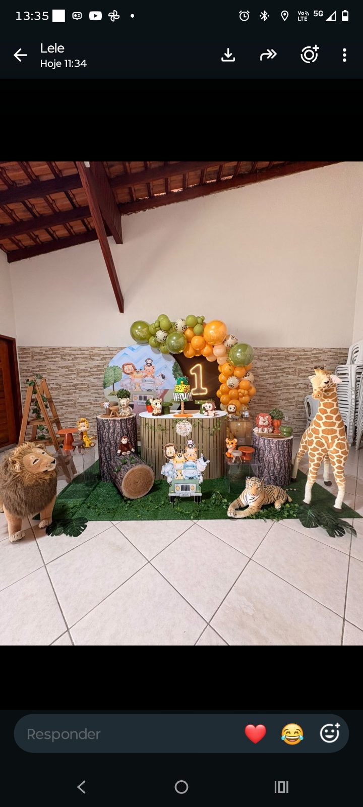Decoração Safári Baby