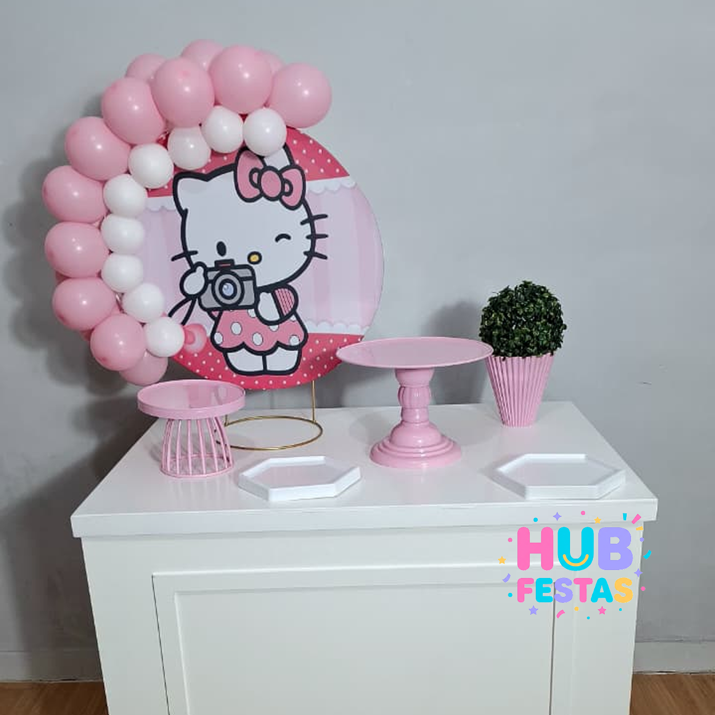 Festa na Mesa Hello Kitty