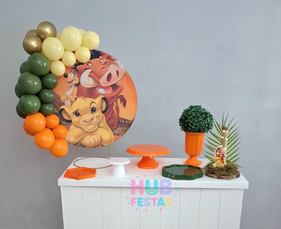 Festa na Mesa Rei Leão