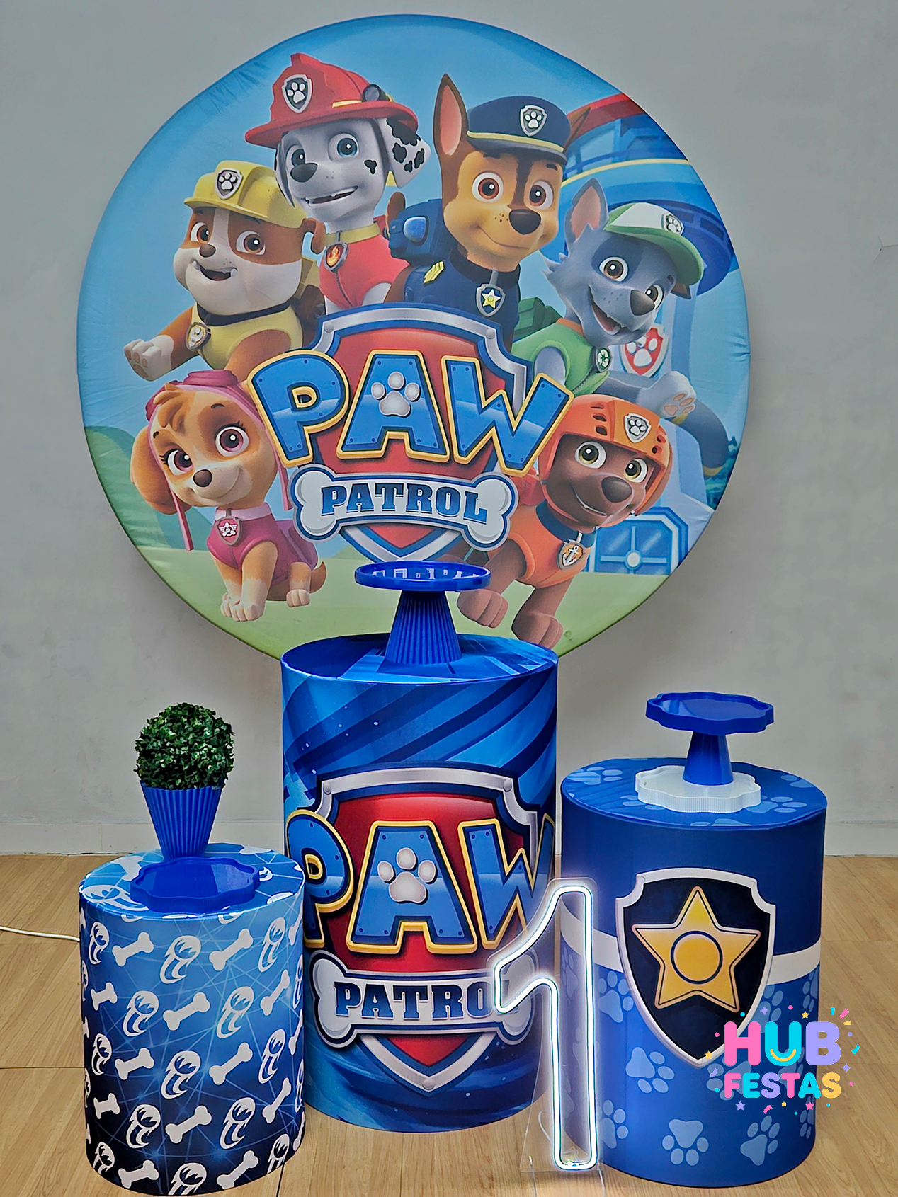 Pegue e Monte Patrulha Canina