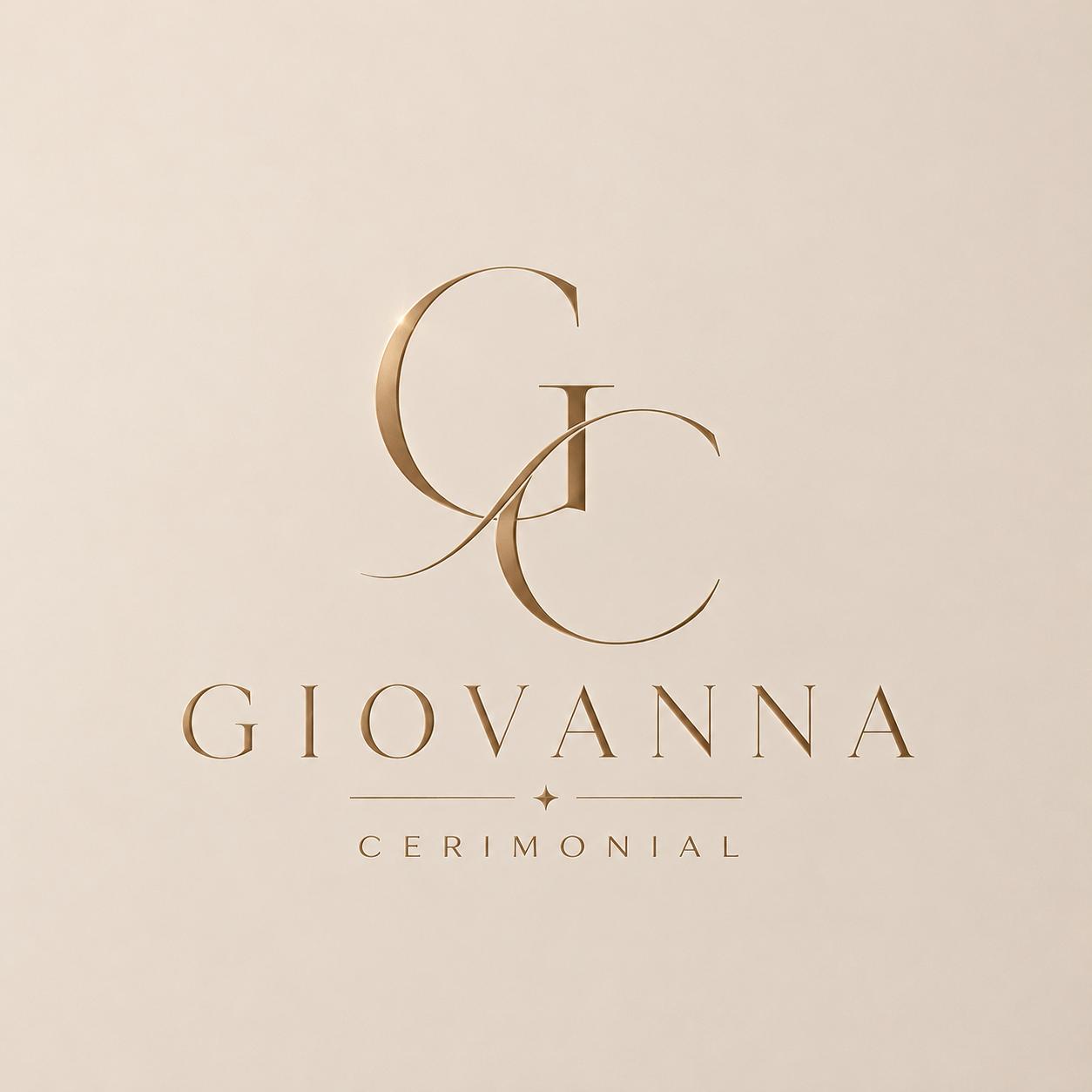 Logo Giovanna Cerimonial 🤍